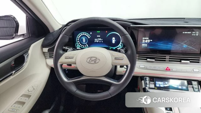 Hyundai The New Grandeur IG Hybrid 2022 Белый из Кореи, фото 4