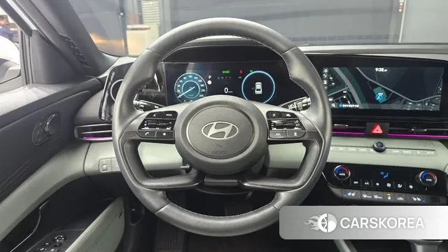 Hyundai The New Avante Hybrid (CN7) 2023 Белый из Кореи, фото 4