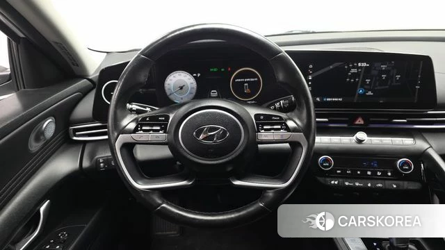 Hyundai Avante Hybrid (CN7) 2021 Белый из Кореи, фото 4