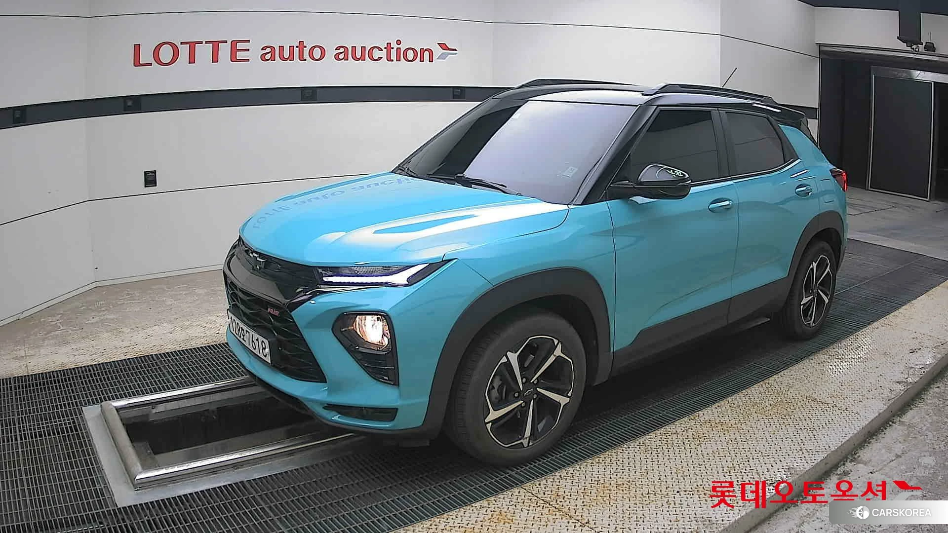 Korea G M TrailBlazer 1.35 Turbo FWD 2021 Ibiza Blue из Кореи, фото 4