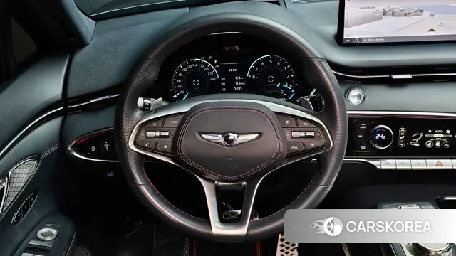 Genesis GV70 2022 Темно-зеленый из Кореи, фото 4