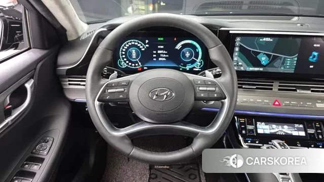 Hyundai The New Grandeur IG Hybrid 2022 Черный из Кореи, фото 4
