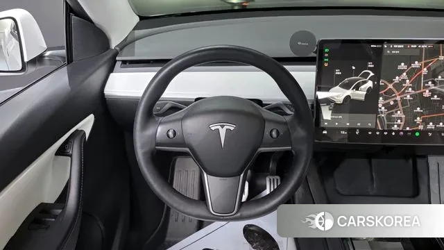 Tesla Model Y 2021 Белый из Кореи, фото 4