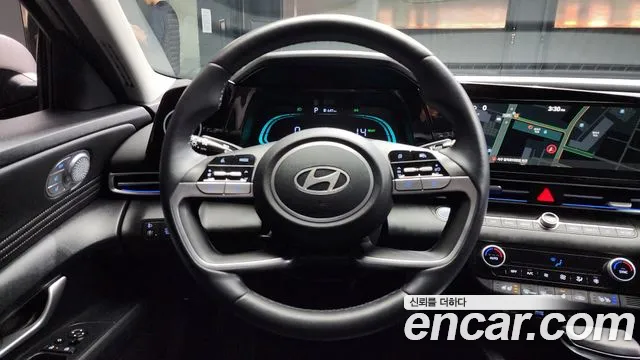 Hyundai The New Avante Hybrid (CN7) 2023 Серебристо-серый из Кореи, фото 4