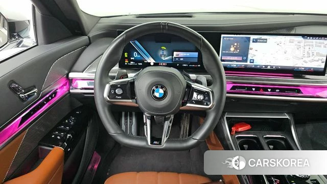 BMW 7 Series (G70) 2024 Черный из Кореи, фото 4