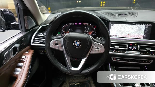 BMW X7 (G07) 2021 Черный из Кореи, фото 4