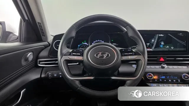 Hyundai Avante Hybrid (CN7) 2022 Белый из Кореи, фото 4