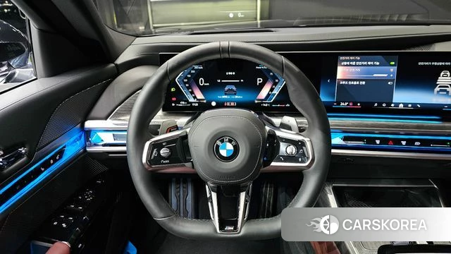 BMW 7 Series (G70) 2024 Черный из Кореи, фото 4