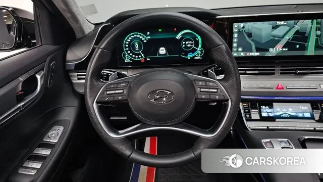 Hyundai The New Grandeur IG Hybrid 2021 Черный из Кореи, фото 4
