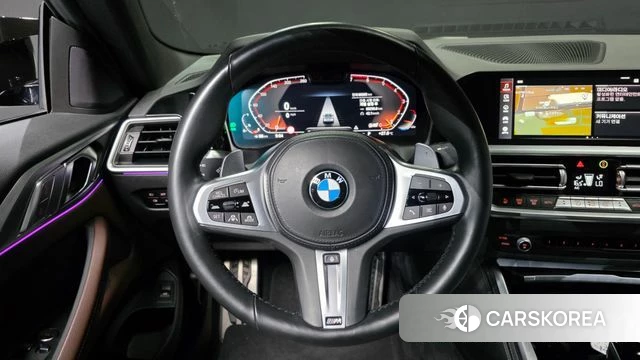BMW 4 Series (G22) 2022 Черный из Кореи, фото 4