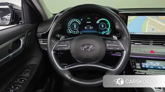 Hyundai The New Grandeur IG Hybrid 2021 Черный из Кореи, фото 4