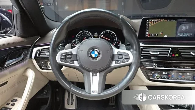 BMW 5 Series (G30) 2019 Синий из Кореи, фото 4
