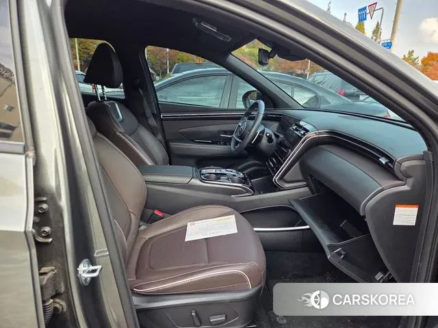 Hyundai The New Tucson Hybrid (NX4) 2023 Темно-зеленый из Кореи, фото 4