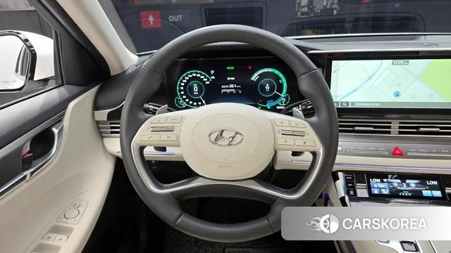 Hyundai The New Grandeur IG Hybrid 2021 Белый из Кореи, фото 4