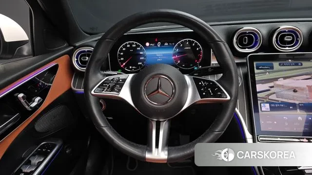 Mercedes-Benz C-Class W205 2022 Белый из Кореи, фото 4