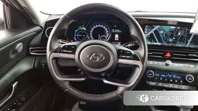 Hyundai Avante Hybrid (CN7) 2021 Белый из Кореи, фото 4