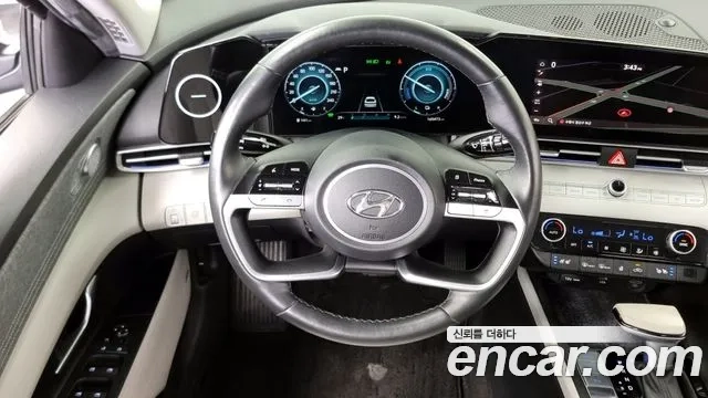 Hyundai Avante Hybrid (CN7) 2021 Серый из Кореи, фото 4