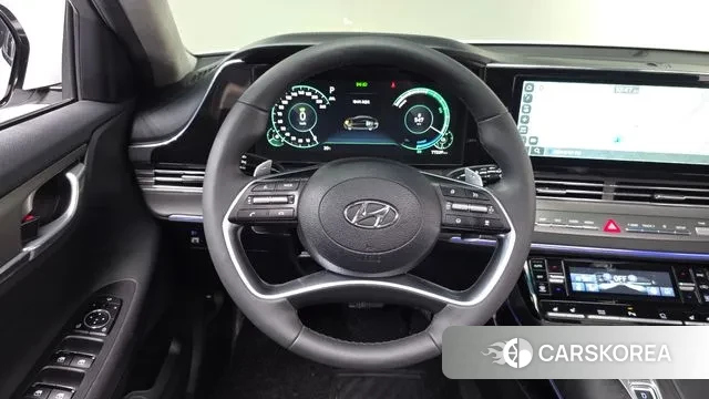 Hyundai The New Grandeur IG Hybrid 2022 Белый из Кореи, фото 4