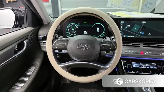 Hyundai The New Grandeur IG Hybrid 2020 Серый из Кореи, фото 4