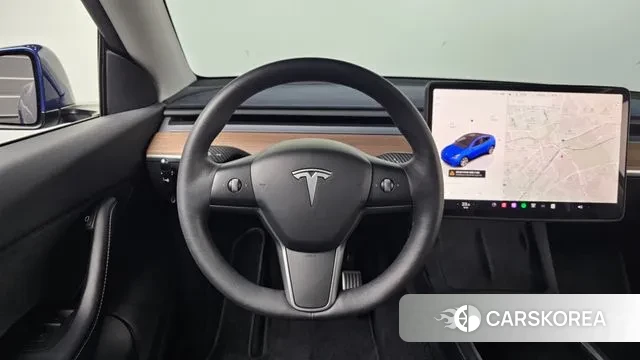 Tesla Model Y 2022 Синий из Кореи, фото 4