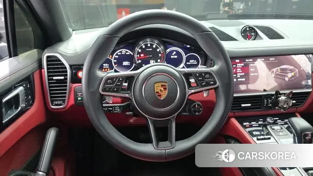 Porsche Cayenne (PO536) 2022 Черный из Кореи, фото 4