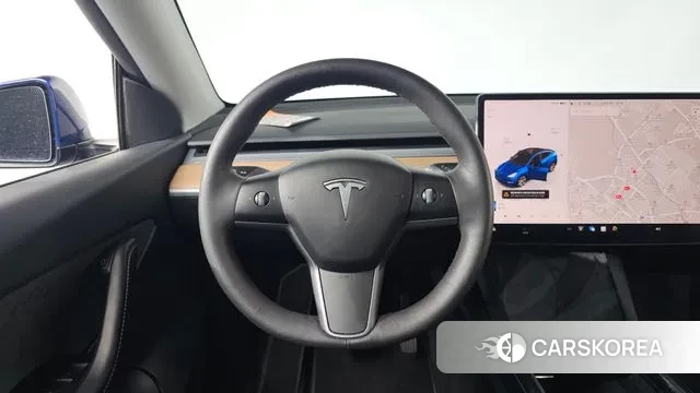 Tesla Model Y 2022 Синий из Кореи, фото 4