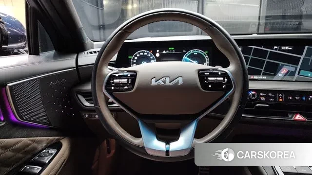 Kia K8 Hybrid 2022 Синий из Кореи, фото 4