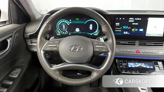 Hyundai The New Grandeur IG Hybrid 2020 Белый из Кореи, фото 4