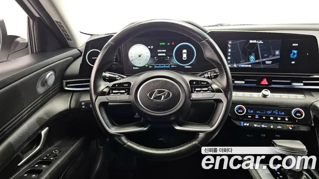 Hyundai Avante Hybrid (CN7) 2020 Белый из Кореи, фото 4
