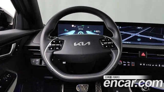 Kia EV6 2023 Синий из Кореи, фото 4