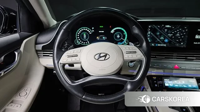 Hyundai The New Grandeur IG Hybrid 2021 Черный из Кореи, фото 4