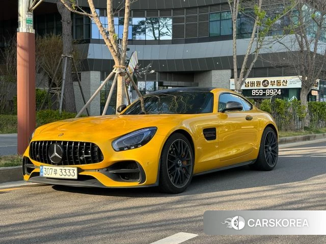 Mercedes-Benz AMG GT 2018 Желтый из Кореи, фото 4