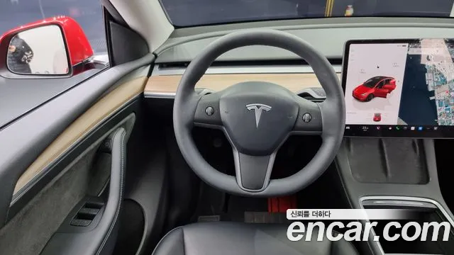 Tesla Model Y 2024 Красный из Кореи, фото 4