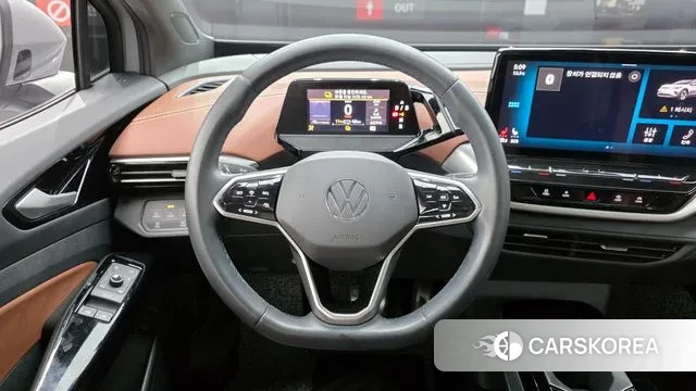 Volkswagen ID.4 2023 Серебристо-серый из Кореи, фото 4