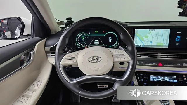 Hyundai The New Grandeur IG Hybrid 2021 Белый из Кореи, фото 4