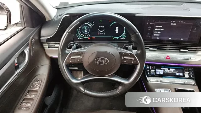 Hyundai The New Grandeur IG Hybrid 2020 Белый из Кореи, фото 4