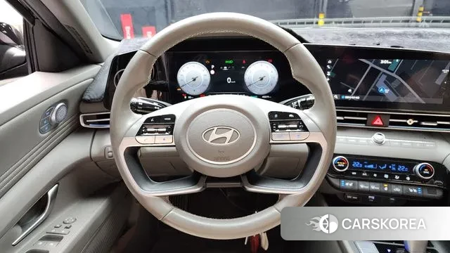 Hyundai The New Avante (CN7) 2023 Черный из Кореи, фото 4