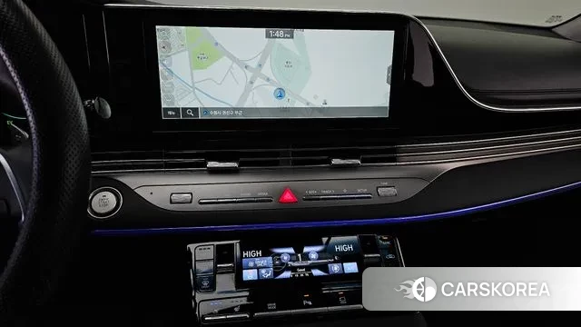 Hyundai The New Grandeur IG Hybrid 2022 Черный из Кореи, фото 4