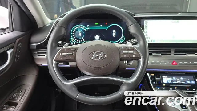 Hyundai The New Grandeur IG Hybrid 2020 Белый из Кореи, фото 4
