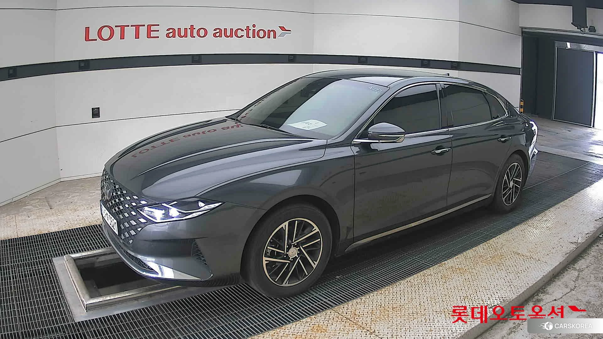 Hyundai Grandeur 2022 Nocturne Grey Metallic из Кореи, фото 4