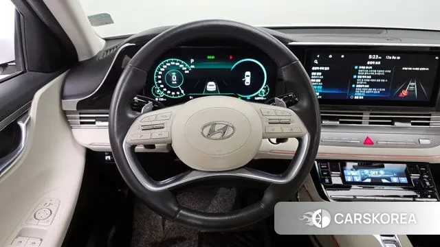 Hyundai The New Grandeur IG Hybrid 2021 Белый из Кореи, фото 4