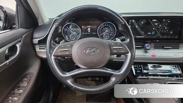 Hyundai The New Grandeur IG Hybrid 2021 Синий из Кореи, фото 4