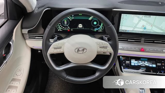 Hyundai The New Grandeur IG Hybrid 2022 Белый из Кореи, фото 4