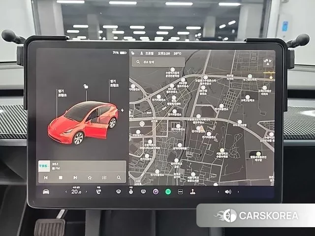 Tesla Model Y 2021 Красный из Кореи, фото 4