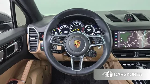 Porsche Cayenne (PO536) 2022 Черный из Кореи, фото 4