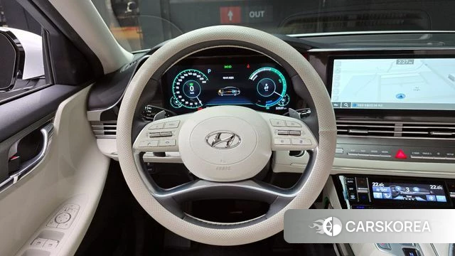 Hyundai The New Grandeur IG Hybrid 2022 Белый из Кореи, фото 4