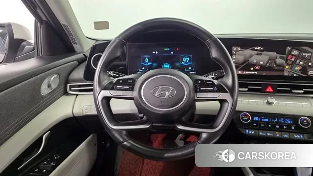 Hyundai Avante Hybrid (CN7) 2020 Серебряный из Кореи, фото 4