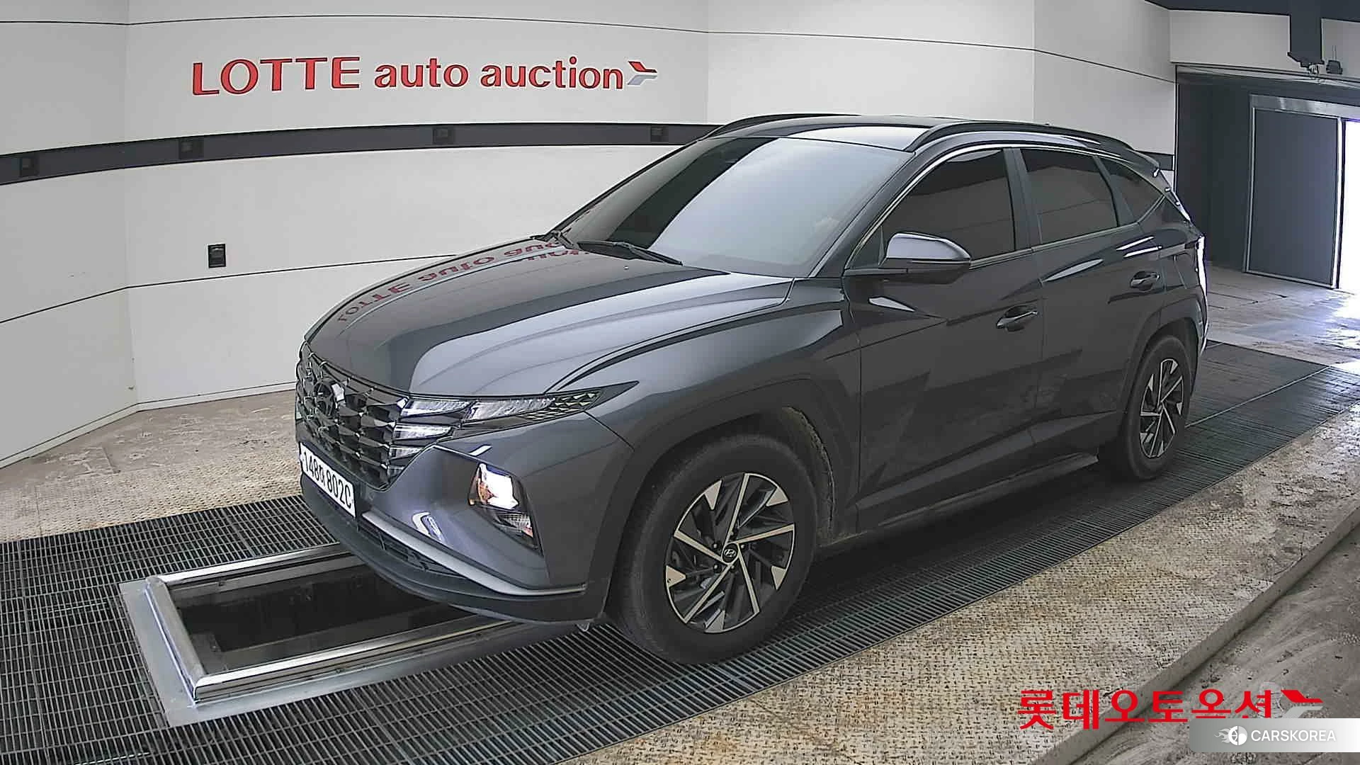 Hyundai Tucson Hybrid 2021 Titan Grey из Кореи, фото 4