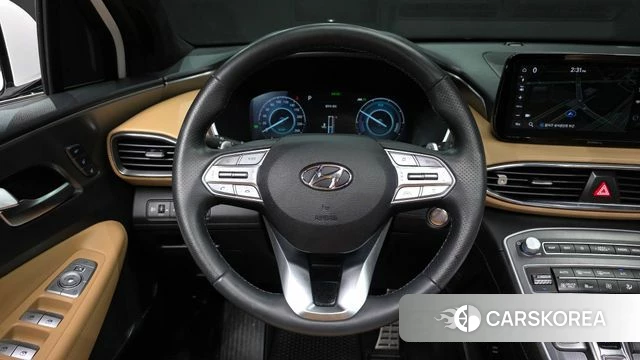 Hyundai The New Santa Fe 2022 Белый из Кореи, фото 4