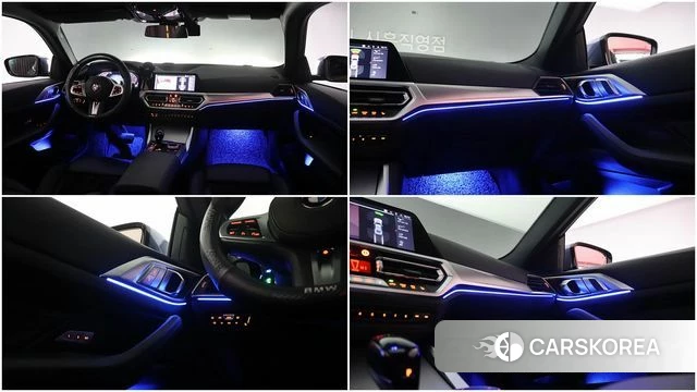 BMW 4 Series (G22) 2021 Синий из Кореи, фото 4